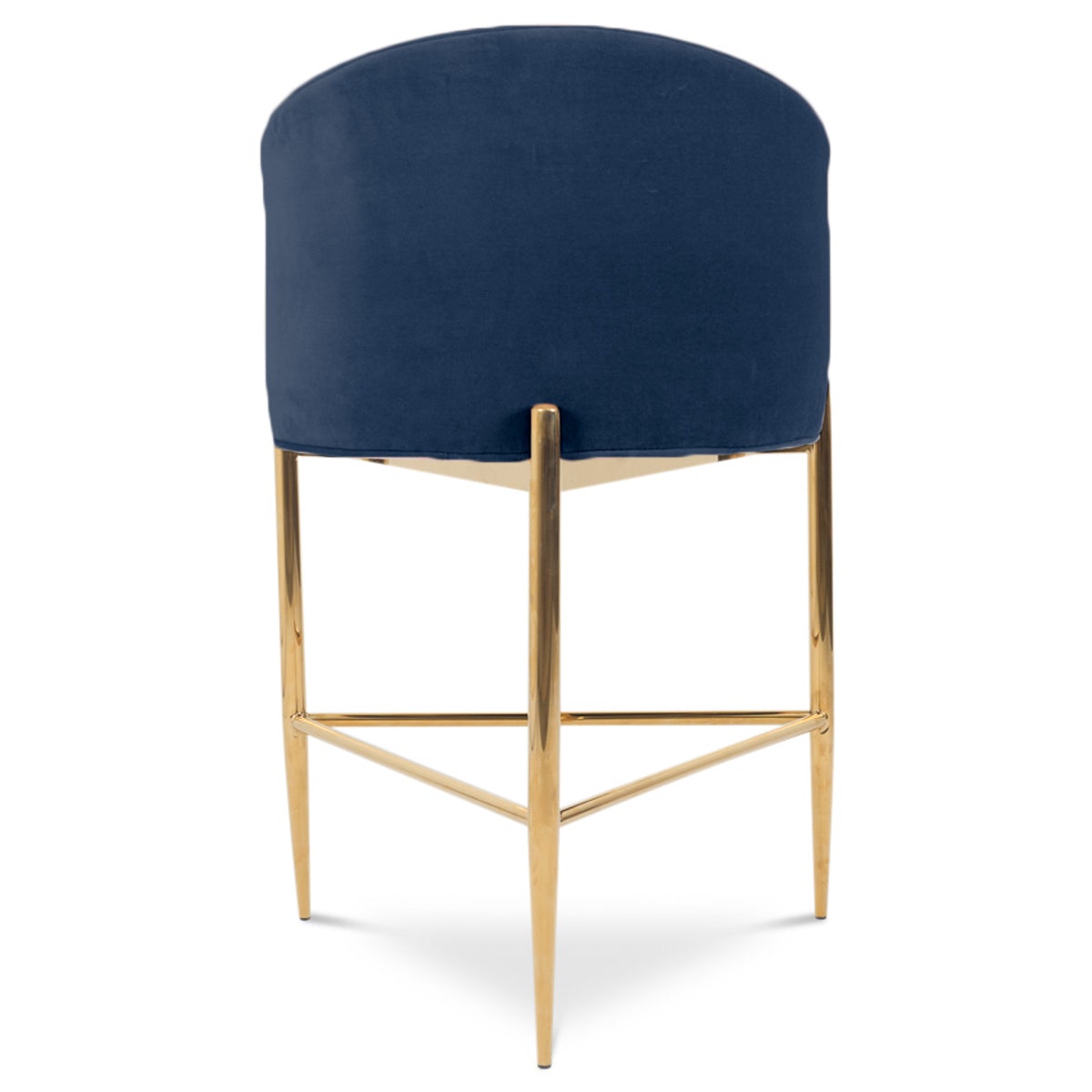 Art Deco Bar and Counter Stool in Velvet